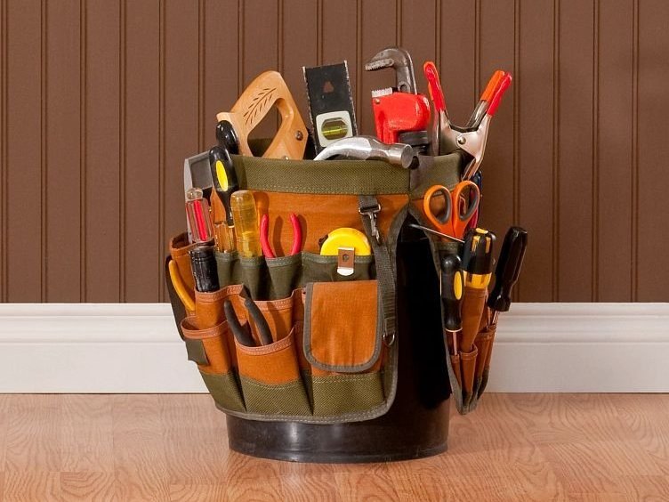 tool bag on flooring - Rickway Carpet in North Mankato, MN